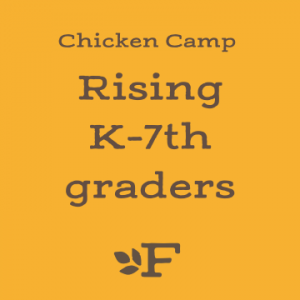 Half Day Chicken Camp benefiting Lakeside Middle School.